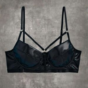 PU Leather Bra